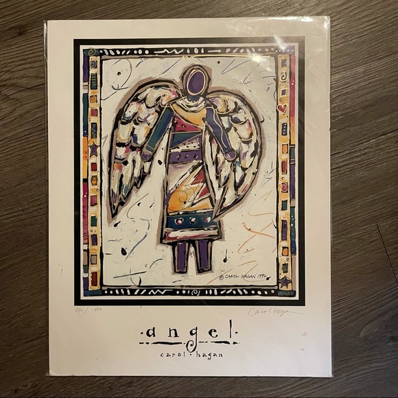 Carol Hagen Limited Edition Angel Print - Picture 1 of 5